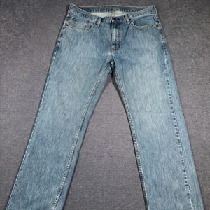 Levi 559 Relaxed Straight Jeans Men 36x32 Blue Denim Medium Wash 100% Cotton